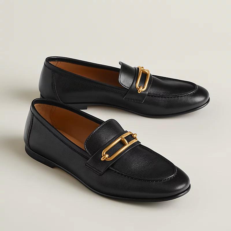 Giày Hermes Colette Loafer Nữ Đen